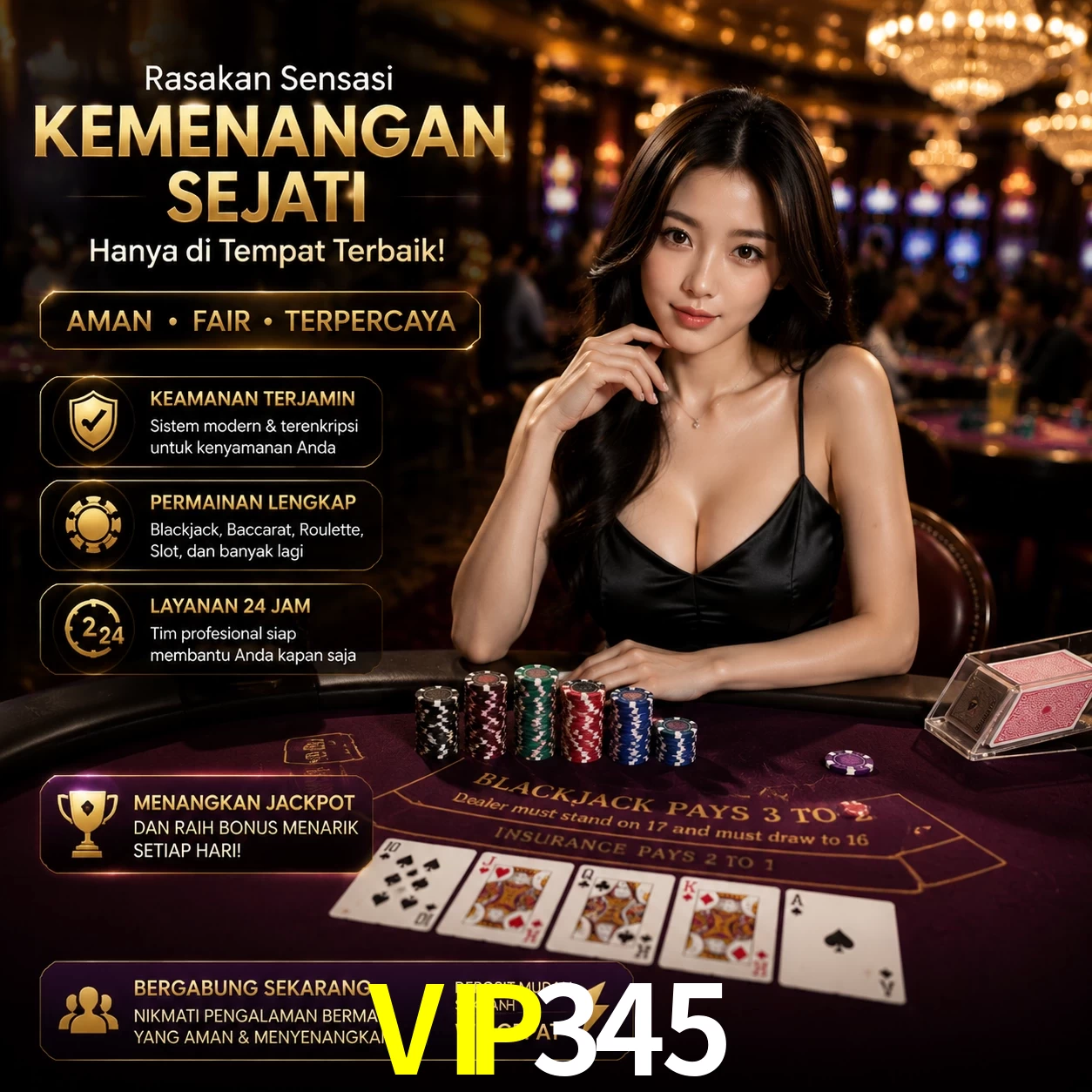 Bônus exclusivos membros VIP VIP345